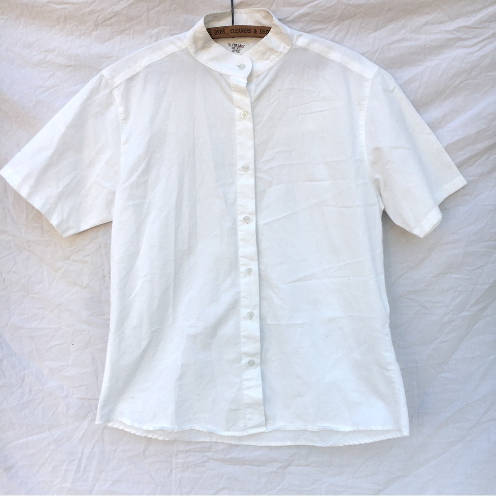 TuffRider White Button Down